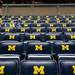 Patrick Bertoni, 12, waits for his dad before the Michigan game against Saginaw Valley State on Monday. Daniel Brenner I AnnArbor.com